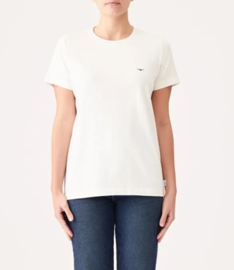 RM Williams Piccadilly T-Shirt White-1